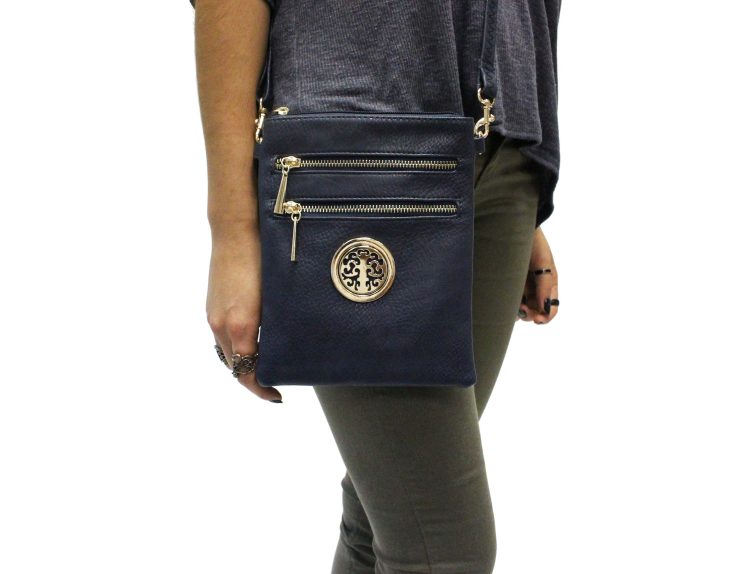 A photo of the Medallion and Buckle Shoulder Bag product