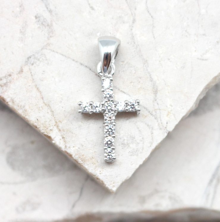 A photo of the The Rhinestone Cross Pendant product