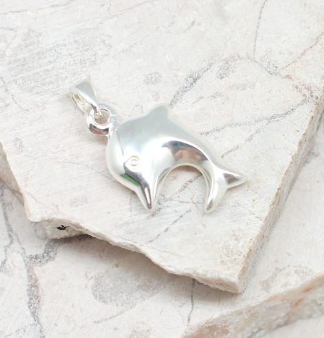 A photo of the The Puffy Dolphin Pendant product