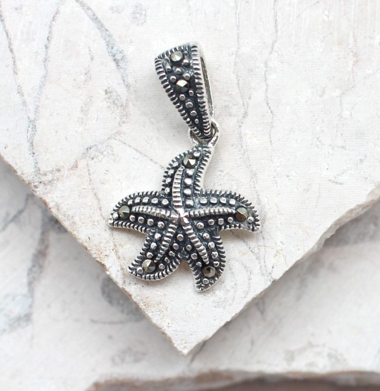 A photo of the The Tiny Marcasite Sea Star Pendant product