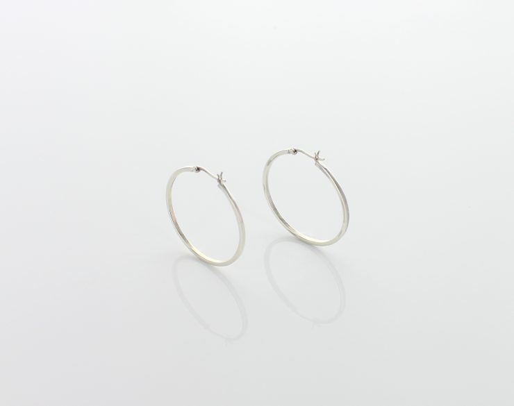 A photo of the 925 Sterling Silver Hoops product