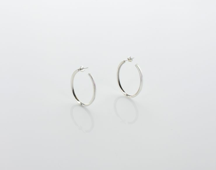 A photo of the 925 Sterling Silver Hoops product