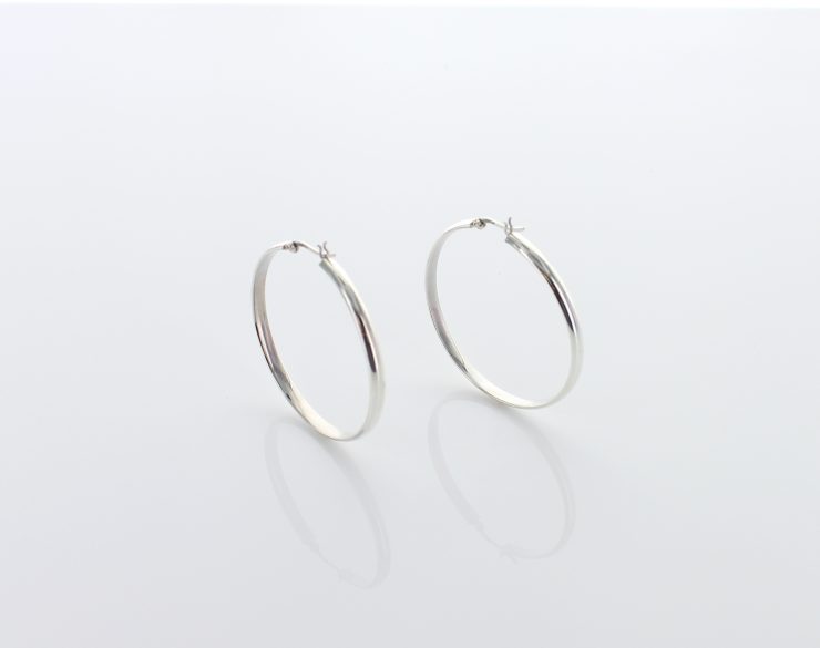 A photo of the 925 Sterling Silver Hoops product