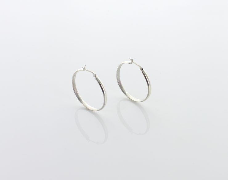 A photo of the 925 Sterling Silver Hoops product