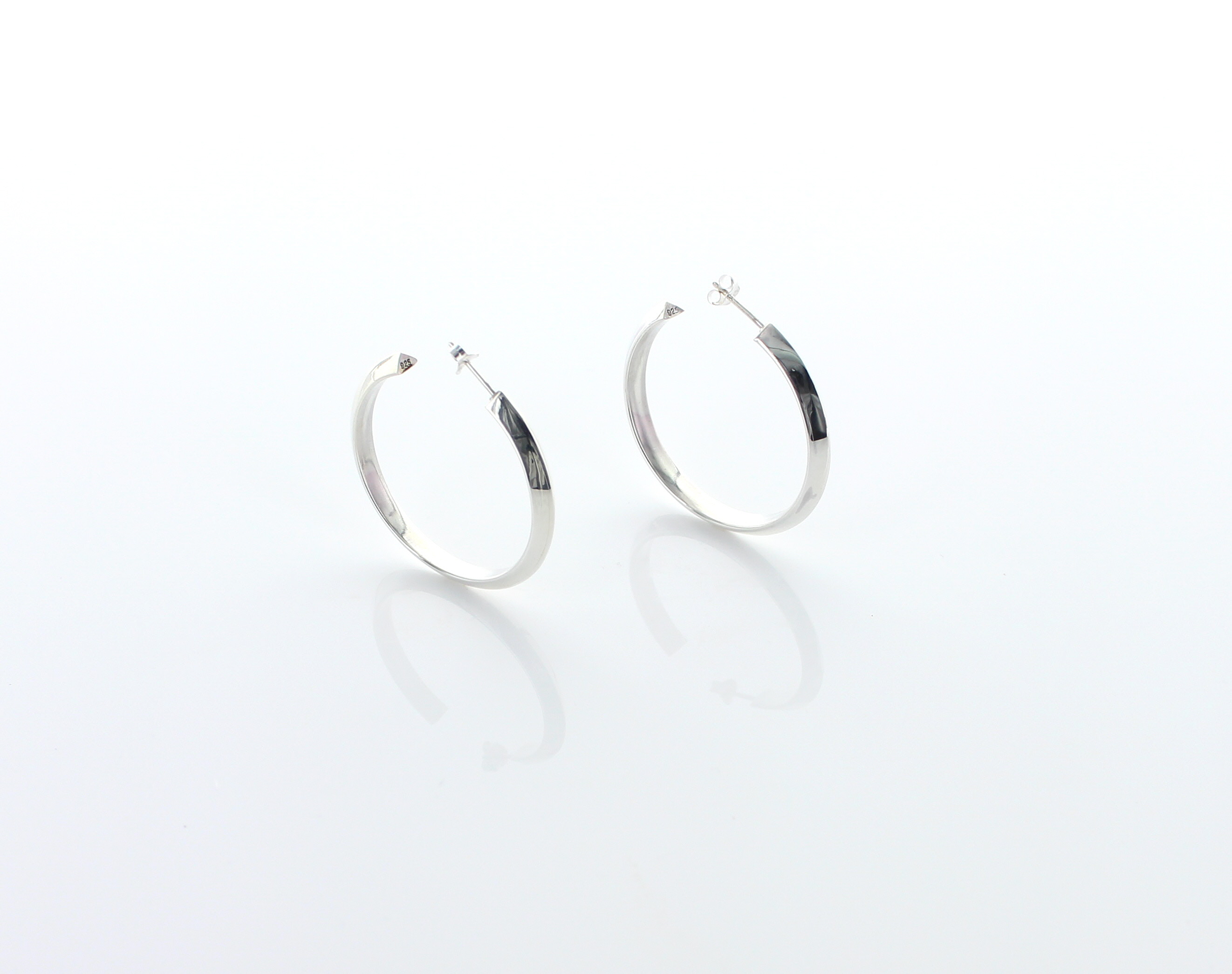925 Sterling Silver Hoops Best of Everything Online Shopping