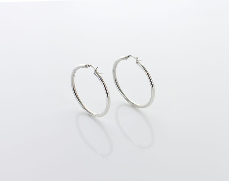 A photo of the 925 Sterling Silver Hoops product