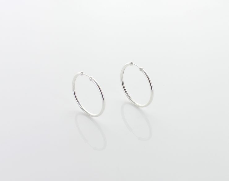 A photo of the 925 Sterling Silver Hoops product