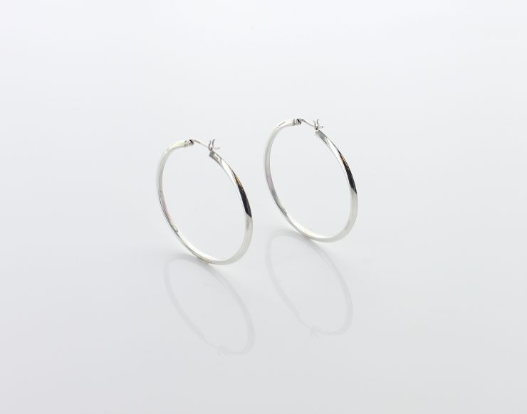 A photo of the 925 Sterling Silver Hoops product