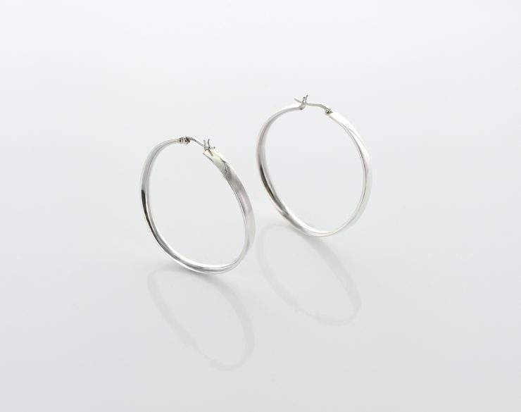 A photo of the 925 Sterling Silver Hoops product