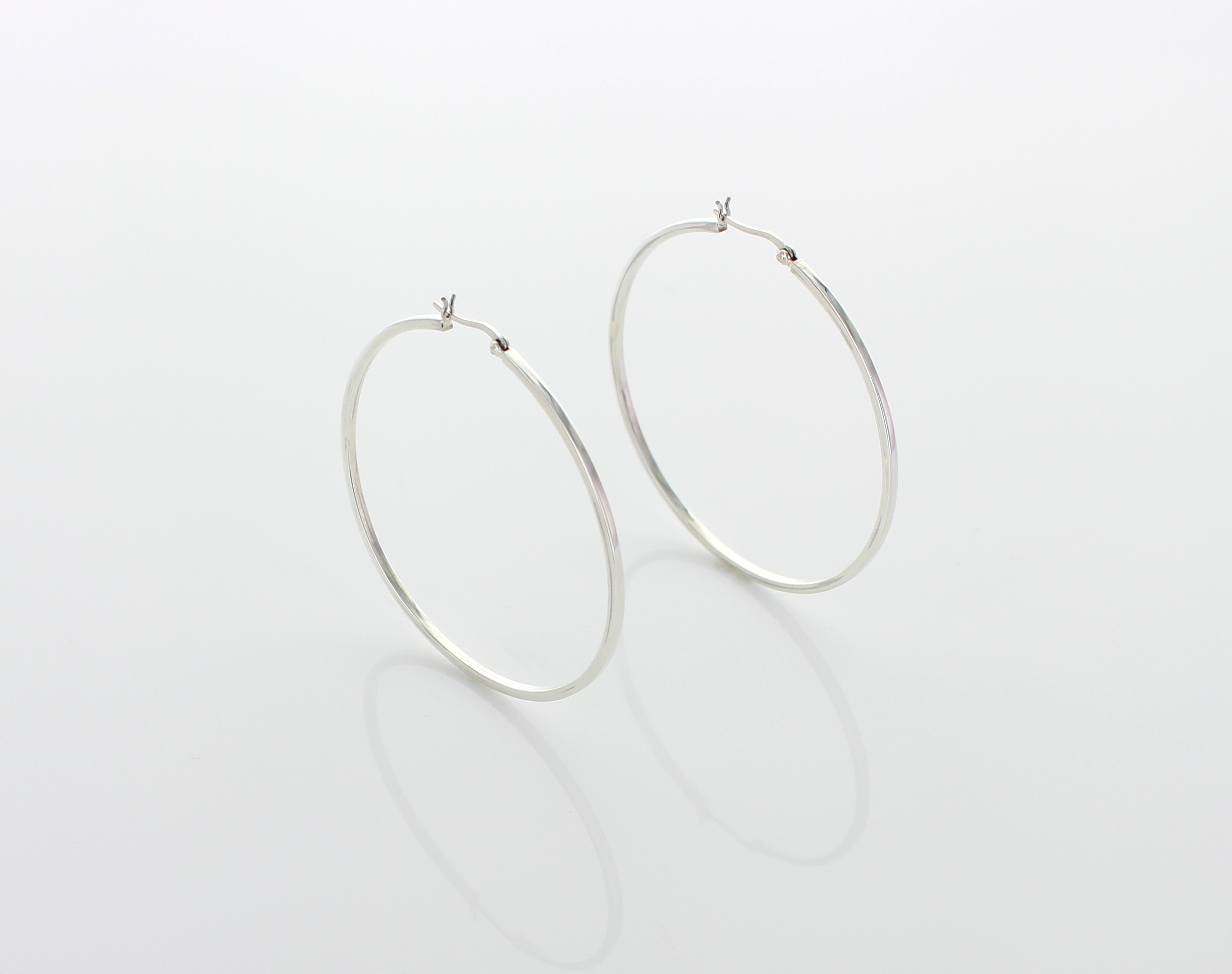 925 Silver All Hoop Earrings  (22-24Jan $498, 之後批發價$598） main image 1