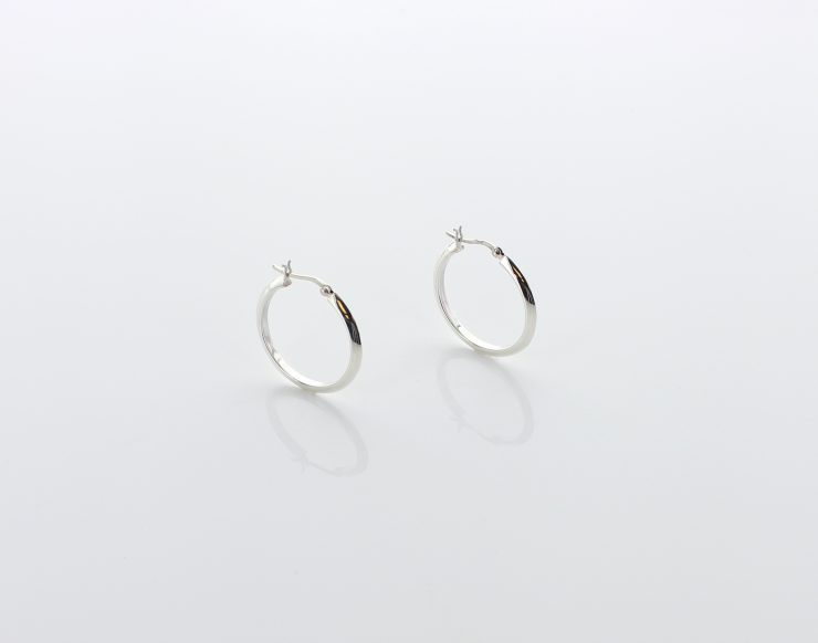 A photo of the 925 Sterling Silver Hoops product