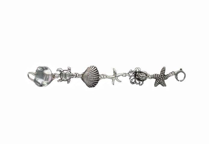 A photo of the Sterling Silver Sea Life Bracelet product