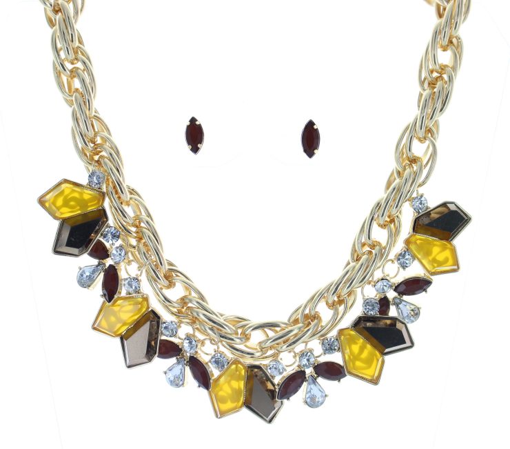 A photo of the Long Chandelier Necklace product