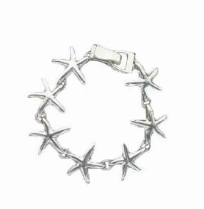 A photo of the Silver Starfish Bracelet product