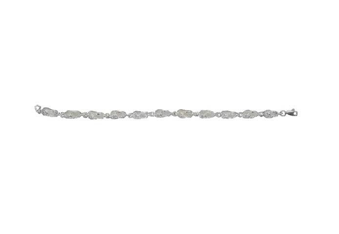 A photo of the 925 Sterling Silver Sandal Bracelet product