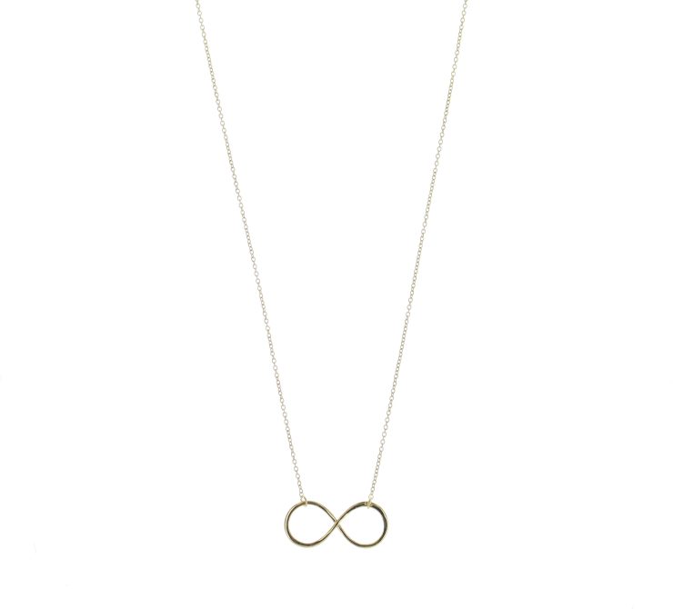 A photo of the Round Infinity Necklace product