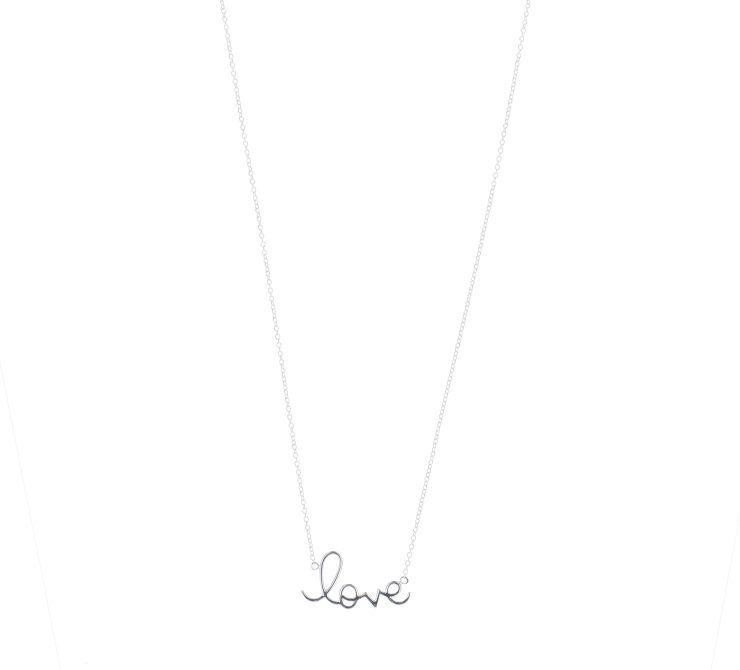 A photo of the Golden Love Necklace product