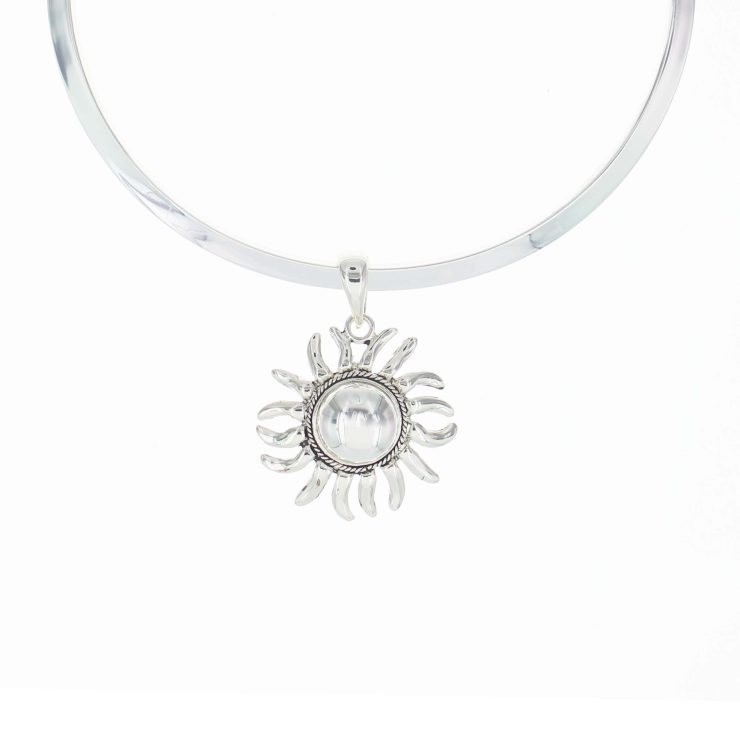 A photo of the Silver Sun Pendant product