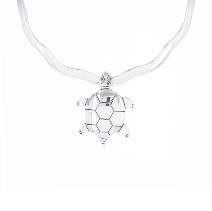 A photo of the Silver Turtle Pendant product