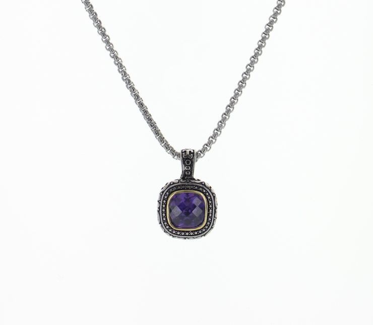 A photo of the Gemstone Clip-On Pendant product