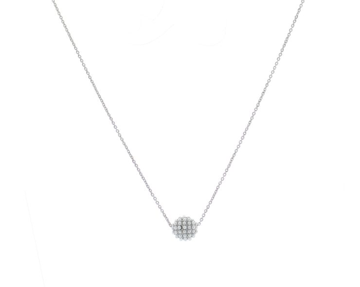 A photo of the Studded Pearl Necklace product