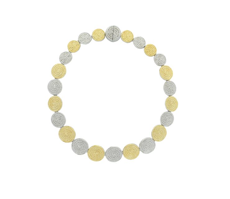 A photo of the Two Tone Coin Collar product