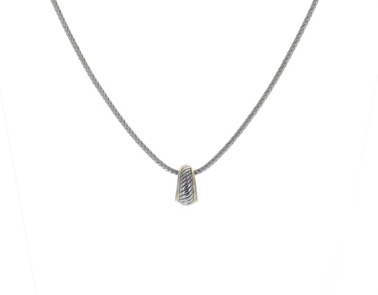 A photo of the Diagonal Lines Fashion Pendant product