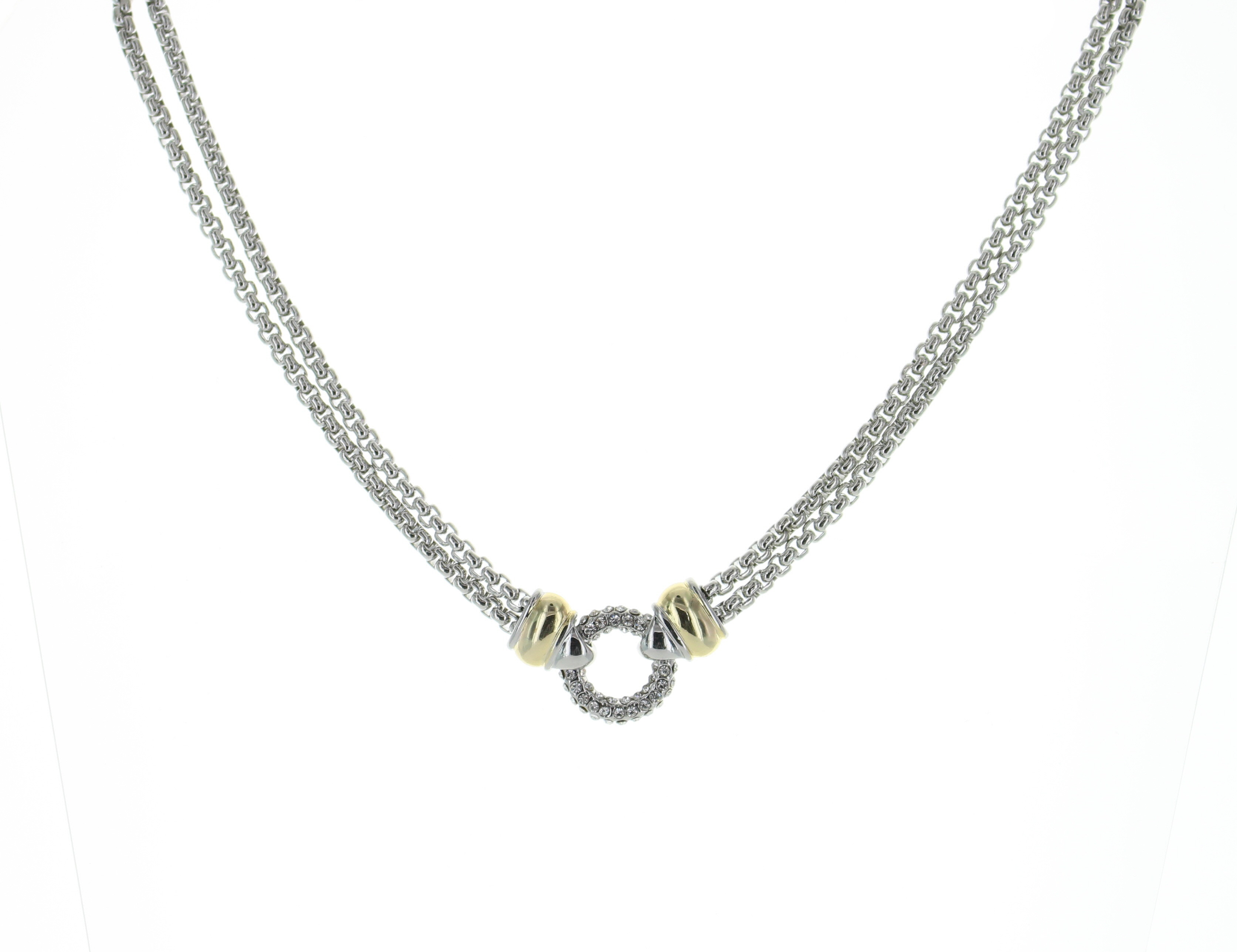 Double Chain Loop Necklace Best of Everything Online Shopping