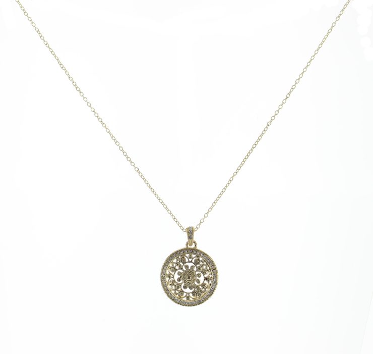 A photo of the Gold Royal Coin Necklace product