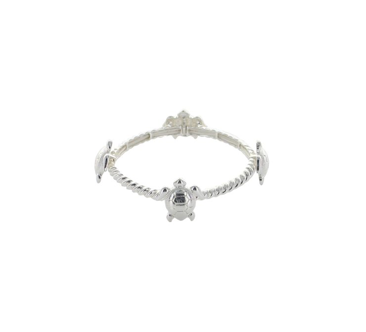 A photo of the Thin Sea Turtle  Stretch Bracelet product