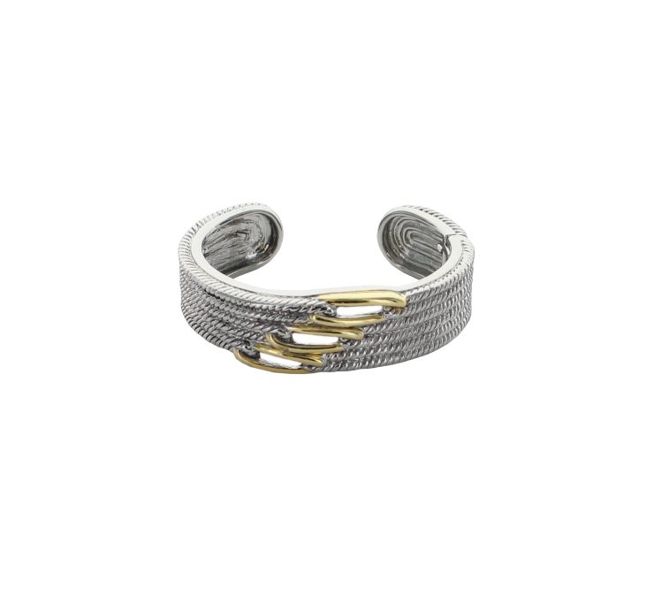 A photo of the Two Tone Multi Cable Plain Cuff product