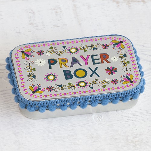 A photo of the Blue Flower Prayer Box product