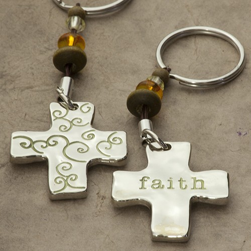 A photo of the "Faith" Keychain product