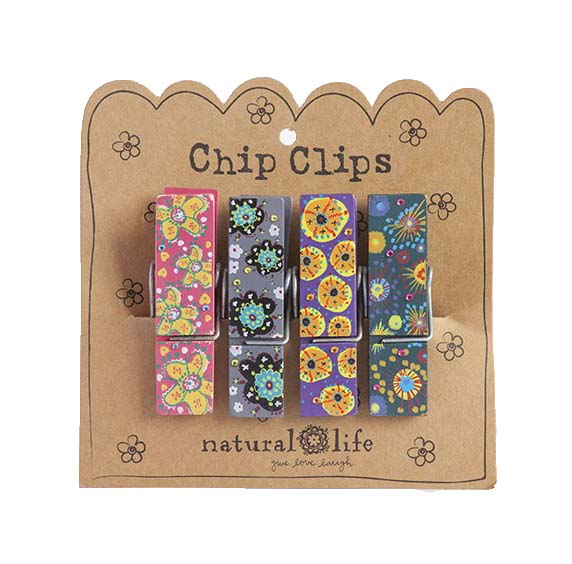 A photo of the Flowers Chip Clip Set product