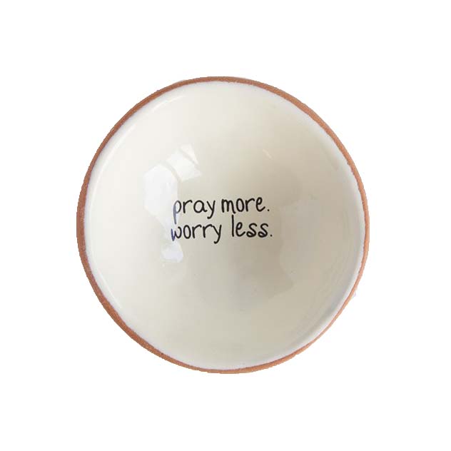 A photo of the "Pray More" Small Trinket Dish product
