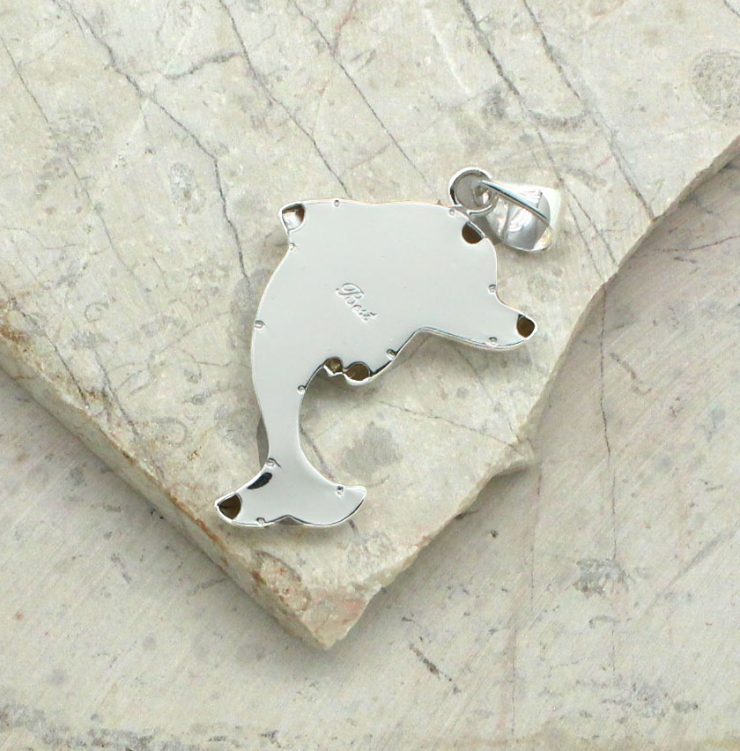 A photo of the Diving Dolphin Pendant product