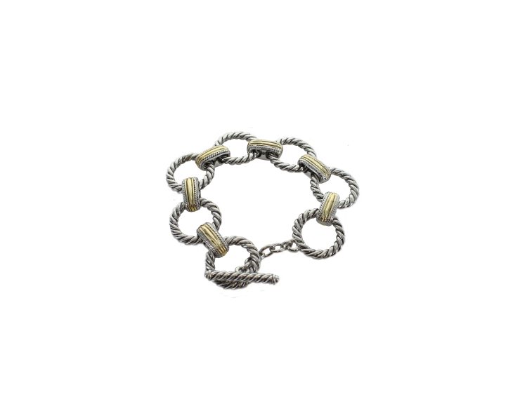 A photo of the Circle Links Bracelet product