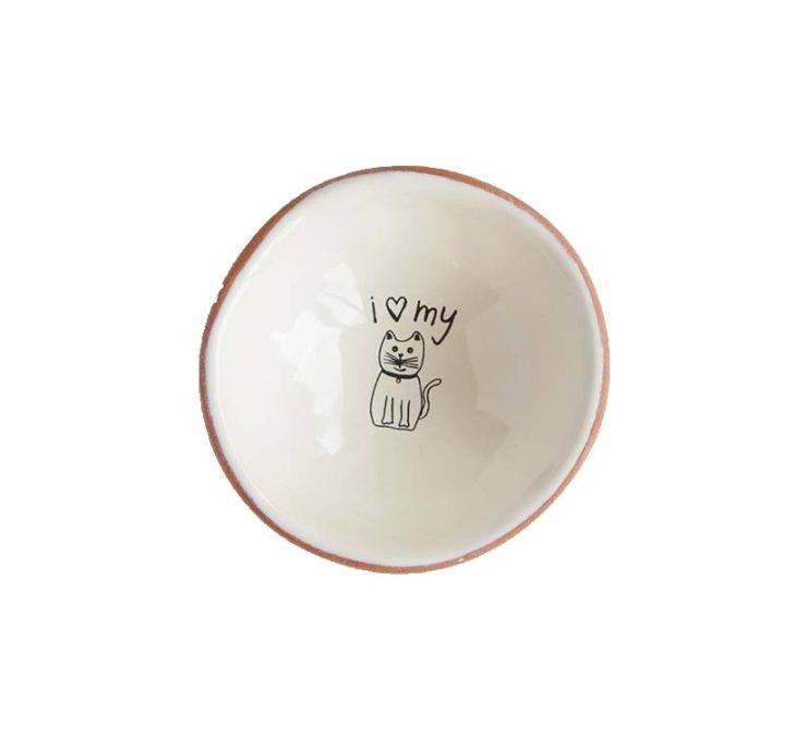 A photo of the "I Love My Cat" Small Trinket Dish product