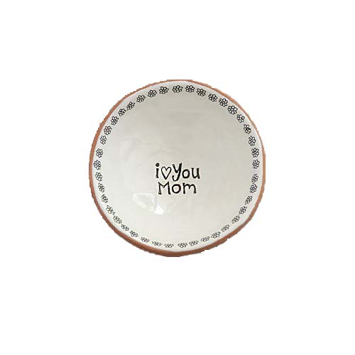 A photo of the "I Love You Mom" Small Trinket Dish product