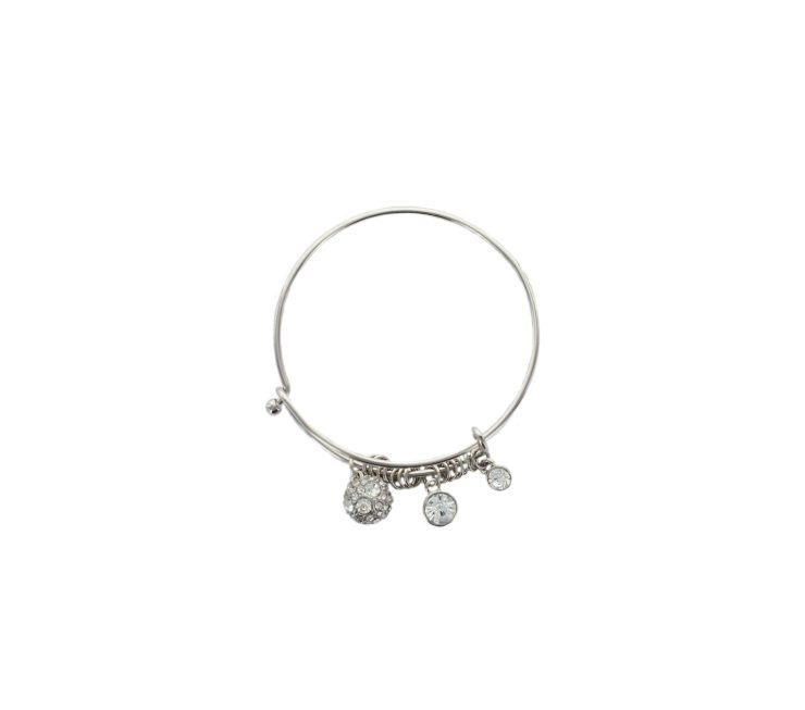 A photo of the Starfish Charm Stackable Bangle product