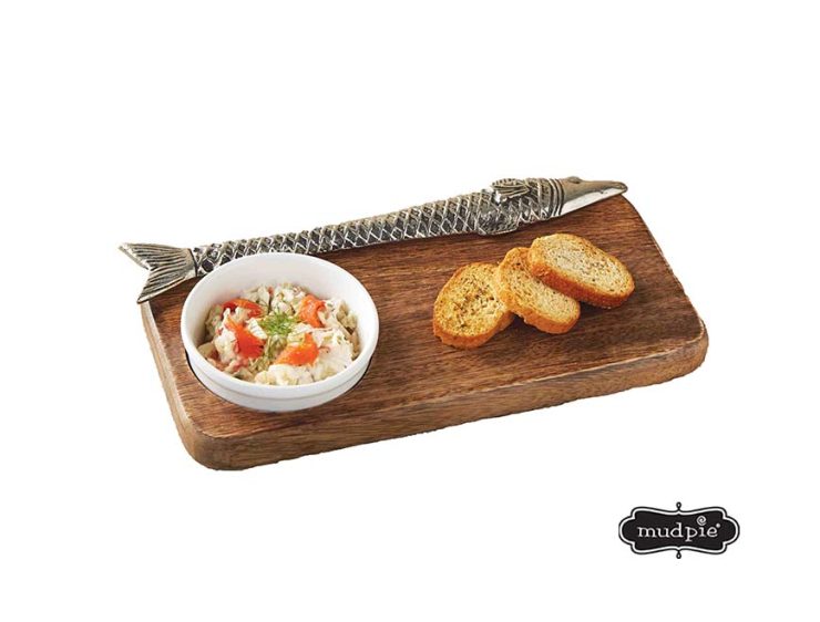 A photo of the Mudpie: Wood Fish Bar Board product