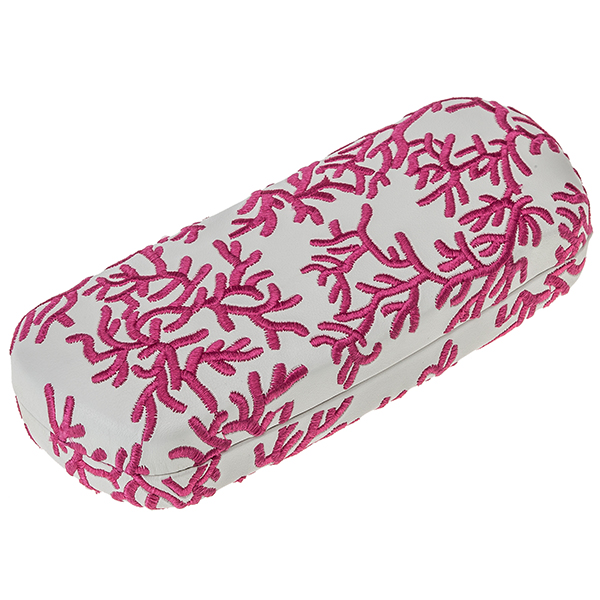 A photo of the Coral Eyeglass Case product