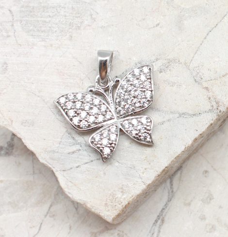 A photo of the The Sparkle Butterfly Pendant product