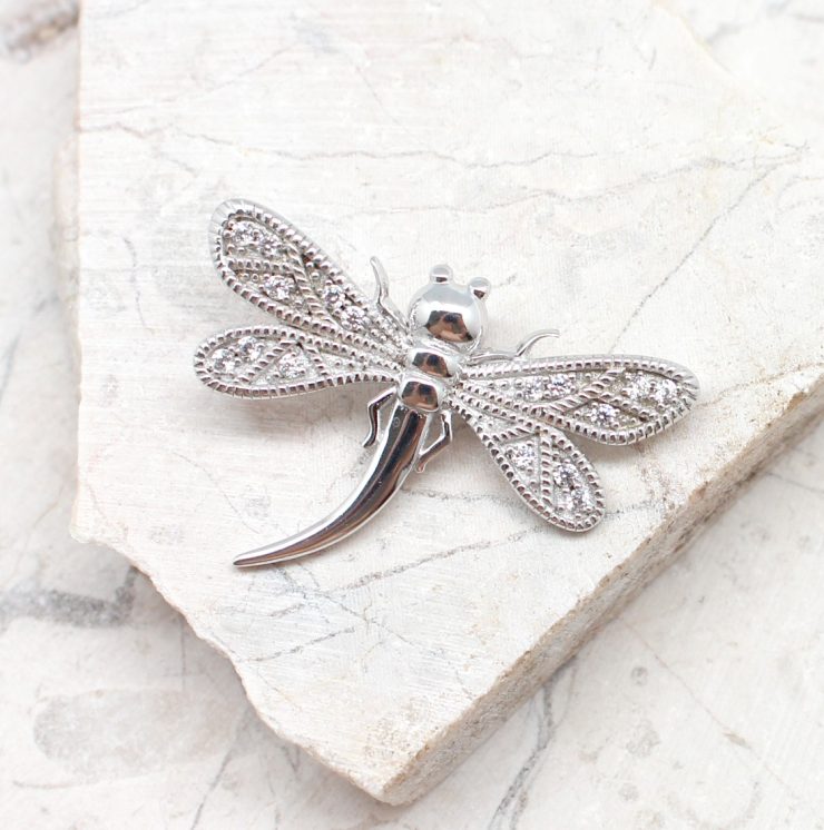 A photo of the The Sparkle Dragonfly Pendant product