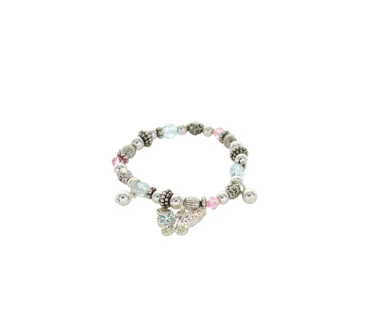 A photo of the Multi Color Butterfly Bracelet product
