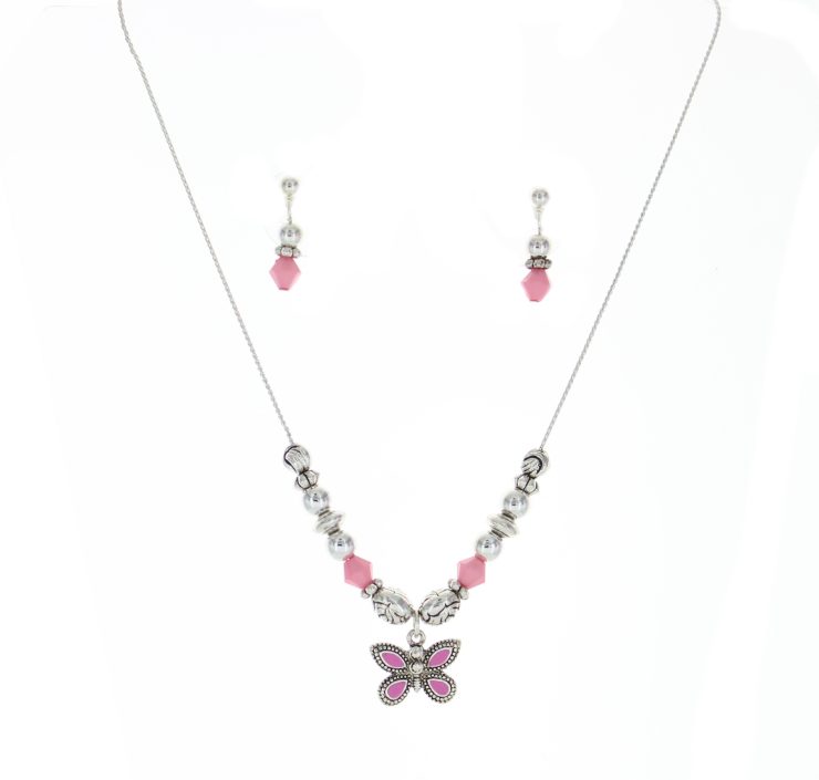 A photo of the Little Girls Silver Turtle Necklace product