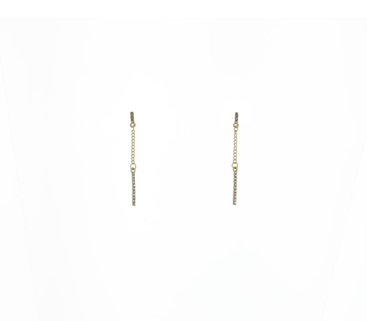 A photo of the Bars & Chains Earrings product