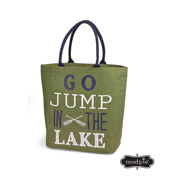 A photo of the Mudpie: Green Lake House Tote product