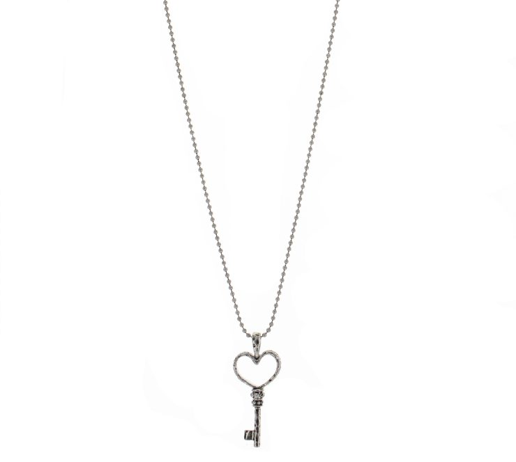 A photo of the Heart Key Necklace product