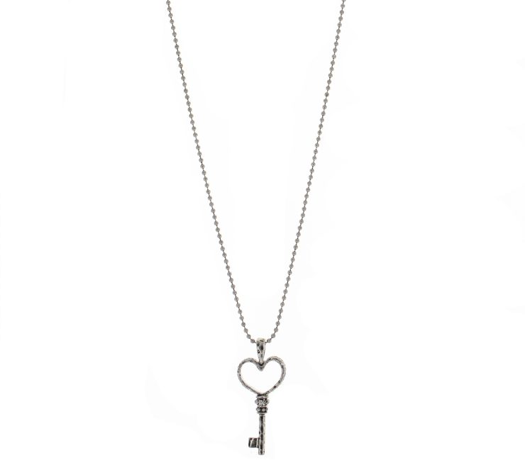 A photo of the Heart Key Necklace product